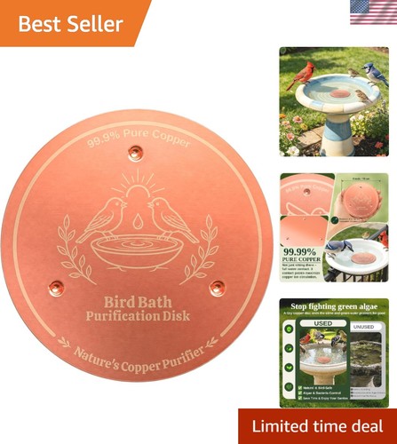 All weather bird bath disc - bath,