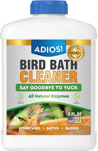 Bird bath cleaner for - bath,
