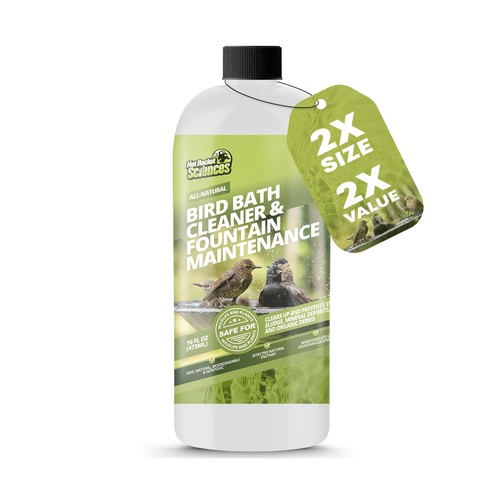 16oz bird bath cleaner cleans - 16oz,
